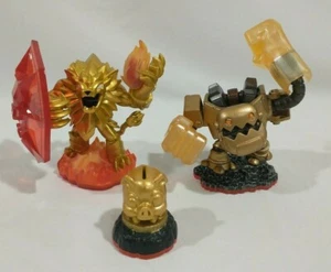 Trampa de fuego León de oro salvaje maestro mandíbula tecnología alcancía dorada Skylanders - Imagen 1 de 9