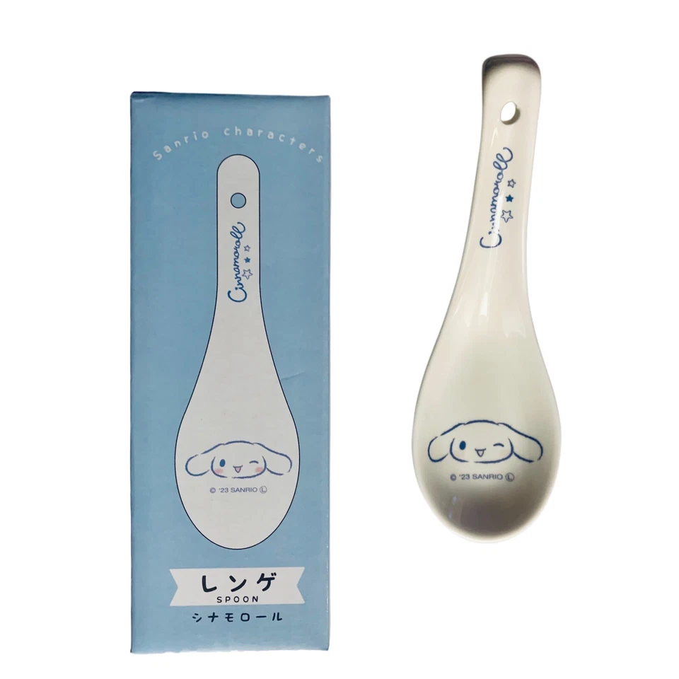 Cuchara sopera Sanrio Cinnamoroll porcelana utensilio exclusivo de Japón ÚLTIMO Foto 1 de 3