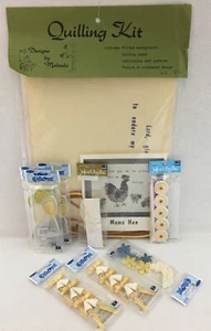 "Jolee's by You" Quillettes Ribbon Spools Guest Book With Quilling Kit Lot of 9 - Picture 1 of 19