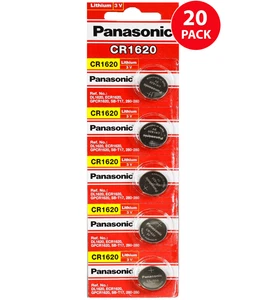 Panasonic CR1620 Battery 3V Lithium Coin Cell CR1620 Batteries (30 Pack) - Picture 1 of 6