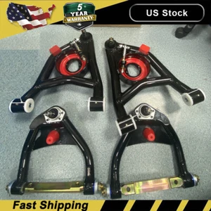 NEW FOR 1964-1972 CHEVY CHEVELLE UPPER + LOWER TUBULAR CONTROL ARMS GM A BODY - Picture 1 of 8