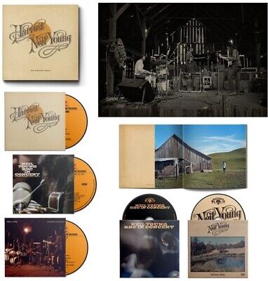 Neil Young **Harvest (50th Anniversary Edition) *NEW 3 CD & 2 DVD SET • 44.88$