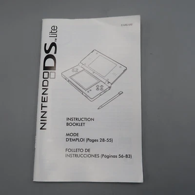 Manual de instrucciones Nintendo DS Lite folleto manual solo repuesto Foto 1 de 3