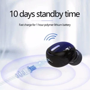 Mini Wireless Bluetooth-compatible 5.0 Earphone In Ear Sport With Mic Headset - Imagen 1 de 9