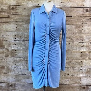 Cotton On Large Womens Slinky Dress Light Blue - Picture 1 of 9