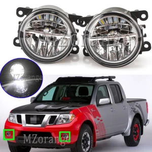 LH+RH LED Front Fog Light Lamps For Nissan Pathfinder R51 R52 Pixo UA0 2005-2020 - Picture 1 of 10