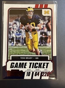 Tom Brady 2021 Panini Contenders Draft Picks Game Ticket RED FOIL Parallel #8 - Picture 1 of 2