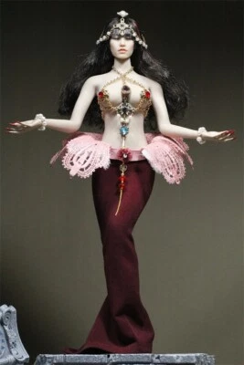 Falda de hadas flor 1/6 y sujetador de metal ajuste 12"" TBLeague figura cuerpo Foto 1 de 4