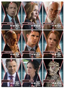 THE X-FILES - Season 10 - 10 Card Character Promo Set - Scully Mulder Skinner