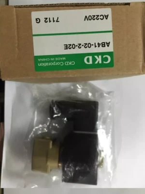 1Pcs New CKD AB41-02-2-02E DC24V Solenoid Valve - Image 1 of 2