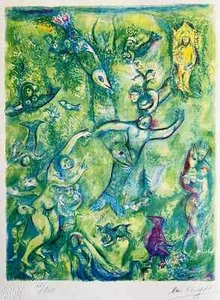 Marc Chagall Lithograph COA Original Hand Numbered Signed Collection - - Picture 1 of 11