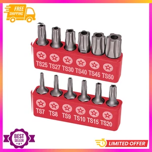 Torx Plus 5-Point Tamper-Proof Security Bits - 12Pc Torx Star 5 Point, Security - Picture 1 of 7
