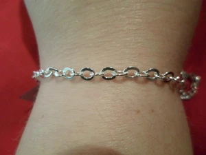 7,50 Zoll Sterlingsilber Kabelarmband, 3,60 Gramm - Bild 1 von 2