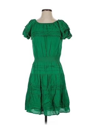 Vestido informal verde crudo para mujer S Foto 1 de 4