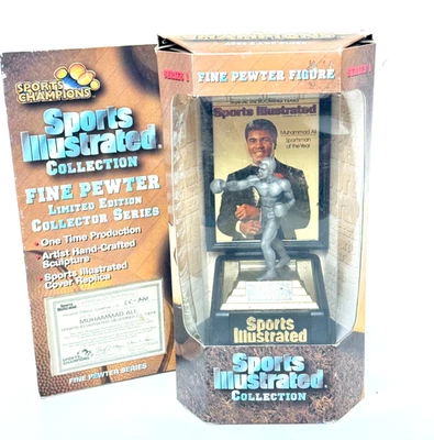 Sports Illustrated Collection Fine Pewter Muhammad Ali Collector Figure 1997 - Image 1 of 4