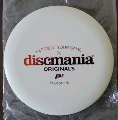 Discmania Prototype D-Line P2 White/Red foil stamp 174g - Discmania Made - Image 1 of 4