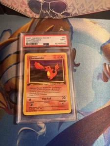 Charmander 1st Edition Team Rocket Pokemon #50 PSA 9 - Picture 1 of 2