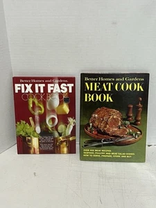 Lot Of 2 Better homes and gardens fix it fast & Meat Cook Better Homes an Garden - Picture 1 of 4