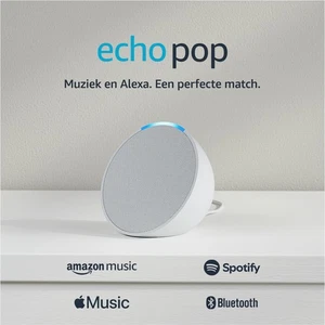 Amazon - Echo Pop Smart Speaker - White NUEVO - Imagen 1 de 7