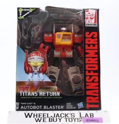 Twin Cast & Autobot Blaster Transformers Titans Return 2015 Hasbro NEW SEALED - Image 1 of 4
