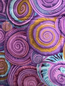 "SPIRAL SHELLS" KAFFE FASSETT PHILLIP JACOBS #073 OOP HALF YARD - Picture 1 of 5