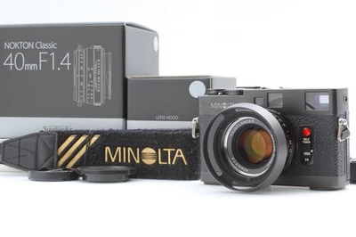 [MINT w/ Hood] Minolta CLE Camera + Voigtländer NOKTON 40mm f/1.4 MC Lens JAPAN - Image 1 of 4