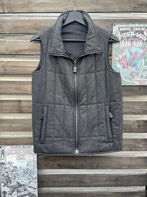 VALSTAR Wool Vest 44 Gray Padded Valstarino - Image 1 of 4