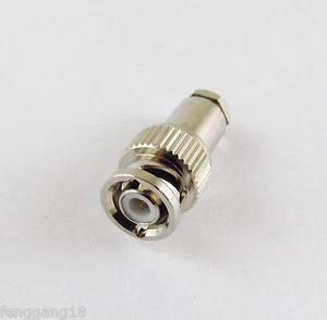 1x Mini BNC Male Plug Straight Clamp RG174 RG316 LMR100 RG188 Cable RF Connector - Picture 1 of 3