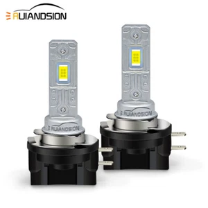 Ruiandsion 2pcs H11B H9B H8B LED Headlight Fog Bulbs White Super Bright 12V-30V - Picture 1 of 8