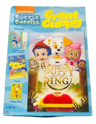 Nickelodeon Bubble Guppies Great Guppy DVD Gift Set The Puppy & The Ring New - Image 1 of 4