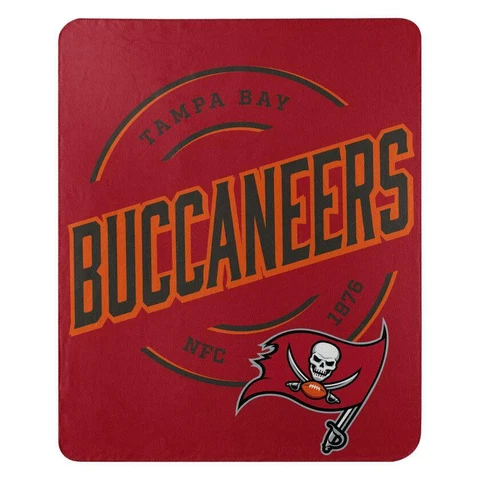 Tampa Bay Buccaneers NFL Northwest 50"x60" Campaign Soft Fleece Throw Blanket Cover