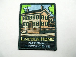 vintage Abraham Lincoln Home National Historic Site Illinois souvenir patch - Picture 1 of 2