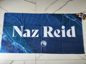 Naz Reid Towel NBA Minnesota Timberwolves Beach Bath Towel - Picture 1 of 9
