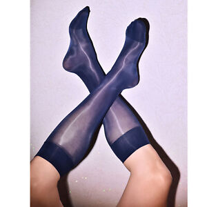 Mens Socks Gift Stockings Calf Silk Soft Length Breathable Medium Suit 1 Pairs
