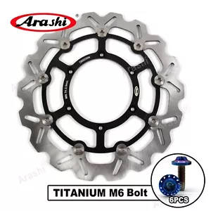 Rotor de disco de freno delantero + tornillos de montaje para Suzuki DRZ400SM 2005-2023 - Imagen 1 de 10