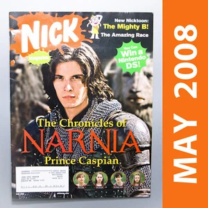 Vtg NICK Nickelodeon Magazine Issue # 141 | MAY 2008 | Narnia PRINCE CASPIAN - Foto 1 di 17