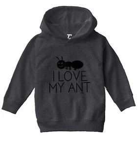 I Love My Ant - Aunt Pun Family Niece Nephew Insect Toddler/Youth Hoodie - Picture 1 of 10