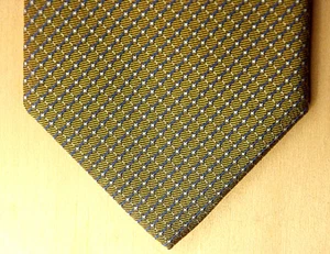 Brooks Brothers Gold Geometric Silk Tie. U.S. 3 5/8" x 60" - Picture 1 of 2