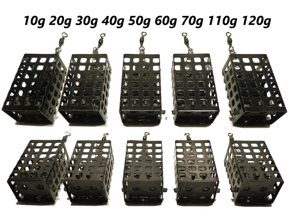 5 Stück Futterkorb Feederkorb Angelkorb 10g 20g 40g 50g 60g 70g 110g 120g 150g - Bild 1 von 4