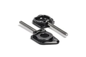 Kawasaki ZX6R ZX6RR 05-06 C1H Gilles AXB Black Chain Adjusters Axle Blocks - Picture 1 of 1
