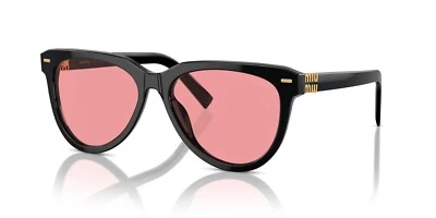Gafas de sol Miu Miu SMU 12ZS negras/rojas (16K-1D0) Foto 1 de 4