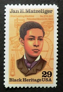 2567 MNH 1991 29c Jan E. Matzeliger Black Heritage inventor shoe laster design - Picture 1 of 1