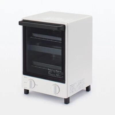 Horno Tostador Vertical Muji MJ-OTL10B 100V Cocina Diseño Compacto Blanco y Negro Foto 1 de 4