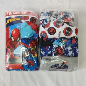 Marvel Spider Man Boys 10 Pack Briefs Size 4 Multicolor 100% Cotton  - Picture 1 of 1