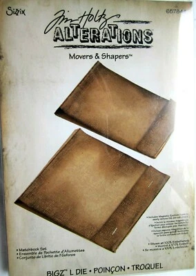 Matchbook Sizzix Bigz L Movers & Shapers Die by Tim Holtz 657844 NEW! - Image 1 of 4