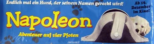 Napoleon - Abenteuer auf vier Pfoten - Banner / Kinobanner Größe 250cm x 75cm - Imagen 1 de 1