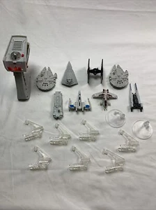 Star Wars Hot Wheels Diecast Starship Fighter Stands Flight Controller Handheld - Picture 1 of 16