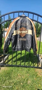 Harley Davidson Prestige Leather Jacket 100th Anniversary Heritage Springer 3X - Picture 1 of 16