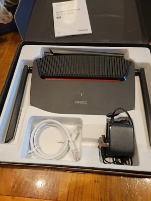 GNCC WiFi 6 Router AX1800 Dual Band Gigabit up to 2000 sq. ft, 40+ DEVICES - Image 1 of 4