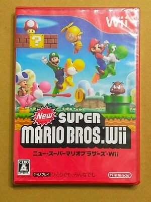 New Super Mario Bros. Wii - NINTENDO Wii NTSC-J JAPAN import - Image 1 of 4
